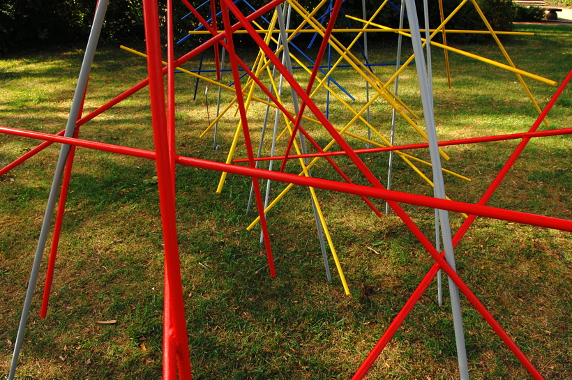 Skulpturen im Park im Rausch der Farben 11. Skulpturenpark 2008 der Stadt Mörfelden-Walldorf