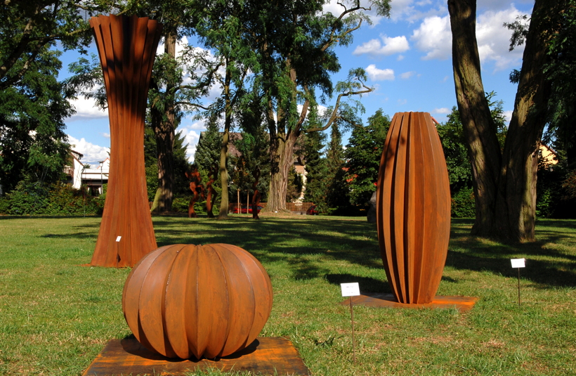 Skulpturen im Park im Rausch der Farben 11. Skulpturenpark 2008 der Stadt Mörfelden-Walldorf