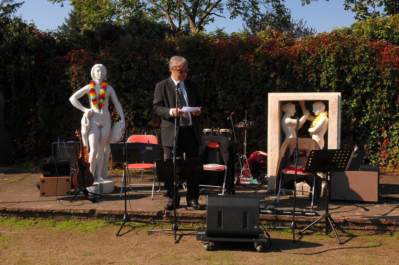 Skulpturen im Park im Rausch der Farben 11. Skulpturenpark 2008 der Stadt Mörfelden-Walldorf