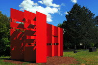 Skulpturen im Park im Rausch der Farben 11. Skulpturenpark 2008 der Stadt Mörfelden-Walldorf