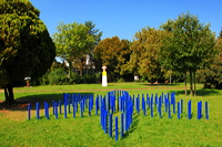 Skulpturen im Park im Rausch der Farben 11. Skulpturenpark 2008 der Stadt Mörfe