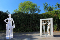 Skulpturen im Park im Rausch der Farben 11. Skulpturenpark 2008 der Stadt Mörfelden-Walldorf