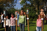 Skulpturen im Park im Rausch der Farben 11. Skulpturenpark 2008 der Stadt Mörfelden-Walldorf