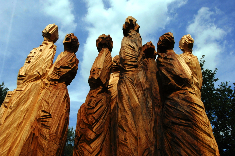 12. Skulpturenpark 2009 Mörfelden-Walldorf Starke Frauen braucht hat das Land