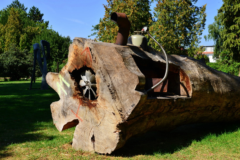 18. Skulpturenpark 2015, der Stadt Mörfelden-Walldorf - Figur und Umwelt