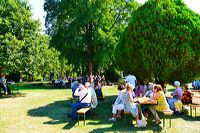 19. Skulpturenpark Mörfelden-Walldorf vom 7. August - 11. September 2016,  im Bürgerpark Mörfelden mit Jules Andrieu - Elvira Chevalier - Jan Douma - Ulrike Gölner - Cornelia Heier - Margret Holz - Thomas Matt - Markus Schmitt - Achim Schroeteler - Franz Stähler - Elizabeth Thallauer - Georg-Friedrich Wolf 