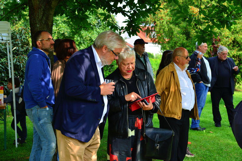 20. Skulpturenpark: Mörfelden-Walldorf mit Jules Andrieu, Lars Karl Becker, Merja Herzog-Hellsten, Isabell Hofmann, Peter Müller, Emilia Neumann, Marco Poblete Young, Felix Rombach, Waldemar Scheck, Lukas Sünder, vom 30. Juli bis 3. September 2017 im Bürgerpark Mörfelden