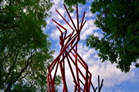 21. Skulpturenpark Mörfelden-Walldorf vom 29. Juli bis 2. September 2018 im Bürgerpark Mörfelden mit Manfred Emmenegger-Kanzler, Christiane Erdmann, Peter Helmstetter, Ernst Günter Herrmann, Paul Hirsch, Wulf Kirschner, Robert Kögel, Jaewon Park, Lothar Steckenreiter, Elizabeth Thallauer, Heide Weidele