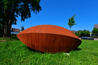 23. Skulpturenpark 2021 Mörfelden-Walldorf vom 4. Juli bis 29. August 2021 im Bürgerpark Mörfelden mit Sascha Boldt  Jens Grundschock  Nicole Jänes Ulrich Jung  Dieter Oehm Katrin Paul Wanda Pratschke  Tanja Röder Petra Scheibe Teplitz und Maximilian Verhas