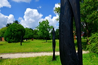 23. Skulpturenpark 2021 Mörfelden-Walldorf vom 4. Juli bis 29. August 2021 im Bürgerpark Mörfelden mit Sascha Boldt  Jens Grundschock  Nicole Jänes Ulrich Jung  Dieter Oehm Katrin Paul Wanda Pratschke  Tanja Röder Petra Scheibe Teplitz und Maximilian Verhas