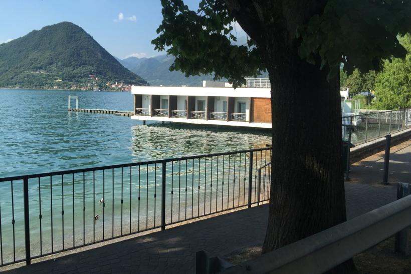 The Floating Piers, Lake Iseo Italiy, 2014 - 2016 Christo and Jeanne-Claude