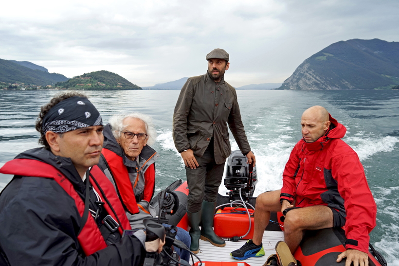 the Floating Piers, Lake Iseo Italiy, 2014 - 2016 Christo and Jeanne-Claude