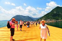 The Floating Piers, Lake Iseo Italiy, 2014 - 2016 Christo and Jeanne-Claude