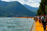 The Floating Piers, Lake Iseo Italiy, 2014 - 2016 Christo and Jeanne-Claude