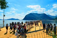 The Floating Piers, Lake Iseo Italiy, 2014 - 2016 Christo and Jeanne-Claude