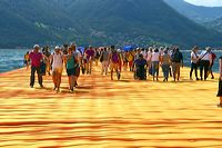 The Floating Piers, Lake Iseo Italiy, 2014 - 2016 Christo and Jeanne-Claude