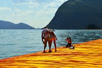 The Floating Piers, Lake Iseo Italiy, 2014 - 2016 Christo and Jeanne-Claude