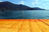 The Floating Piers, Lake Iseo Italiy, 2014 - 2016 Christo and Jeanne-Claude