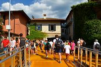 The Floating Piers, Lake Iseo Italiy, 2014 - 2016 Christo and Jeanne-Claude