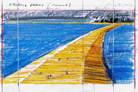 the Floating Piers, Lake Iseo Italiy, 2014 - 2016 Christo and Jeanne-Claude