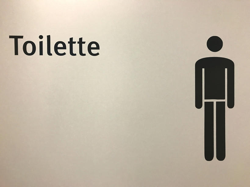 Toiletten WC Klo stilles Örtchen Klosett Lokus Abort, Latrine, Null-Nul Donnerbalken