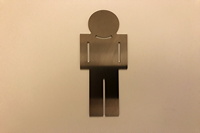 Toiletten WC Klo stilles Örtchen Klosett Lokus Abort, Latrine, Null-Nul Donnerbalken