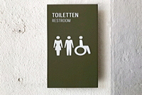 Toiletten WC Klo stilles Örtchen Klosett Lokus Abort, Latrine, Null-Nul Donnerbalken