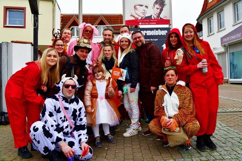 Alt-Weiberfastnacht Narrhalla Ritzamba Narrenschar Faschingsumzug in Merfelle  Mörfelden-Walldorf 2020