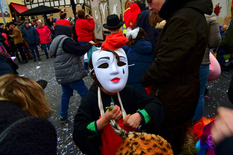 Alt-Weiberfastnacht Narrhalla Ritzamba Narrenschar Faschingsumzug in Merfelle Mörfelden-Walldorf 2020