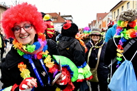 Alt-Weiberfastnacht Narrhalla Ritzamba Narrenschar Faschingsumzug in Merfelle Mörfelden-Walldorf 2020