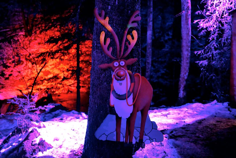 Weihnachtsmarkt 2015 in der Ravennaschlucht, einer der vermutlich schönsten Weihnachtsmärkte Deutschlands im Hochschwarzwald am Hofgut Sternen