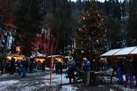 Weihnachtsmarkt 2015 in der Ravennaschlucht, einer der vermutlich schönsten Weihnachtsmärkte Deutschlands im Hochschwarzwald am Hofgut Sternen