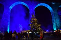 Weihnachtsmarkt 2015 in der Ravennaschlucht, einer der vermutlich schönsten Weihnachtsmärkte Deutschlands im Hochschwarzwald am Hofgut Sternen