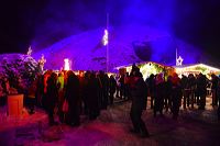 Weihnachtsmarkt in der Ravennaschlucht, einer der vermutlich schönsten Weihnachtsmärkte Deutschlands im Hochschwarzwald am Hofgut Sternen