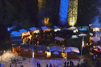 Weihnachtsmarkt 2015 in der Ravennaschlucht, einer der vermutlich schönsten Weihnachtsmärkte Deutschlands im Hochschwarzwald am Hofgut Sternen