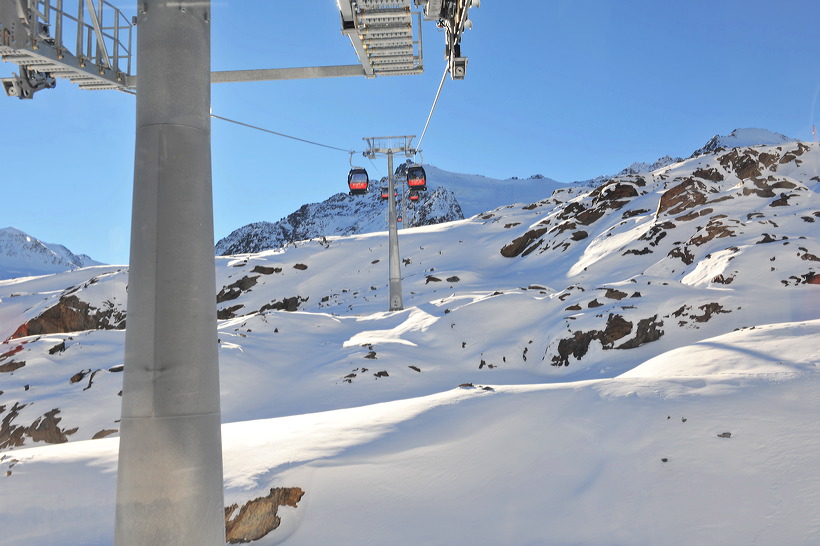 Wildspitzbahn mit Cafe 3.440 im Pitztal Tirol