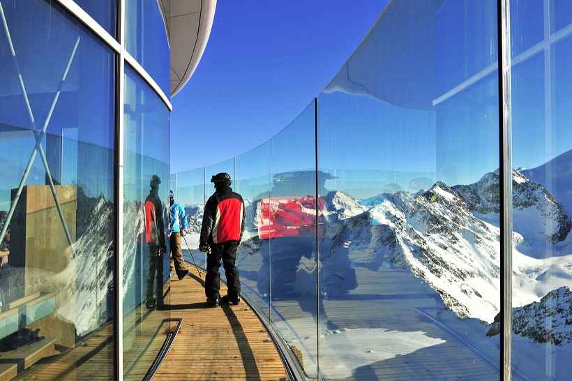 Wildspitzbahn mit Cafe 3.440 im Pitztal Tirol