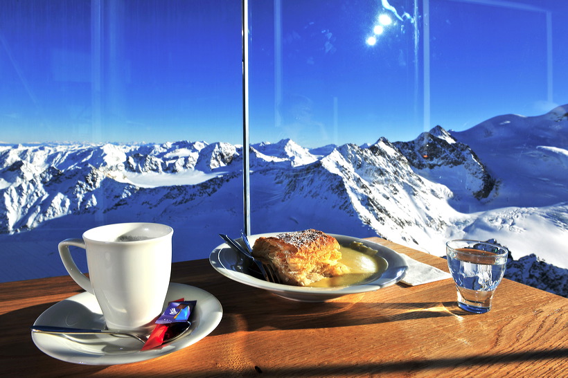 Wildspitzbahn mit Cafe 3.440 im Pitztal Tirol