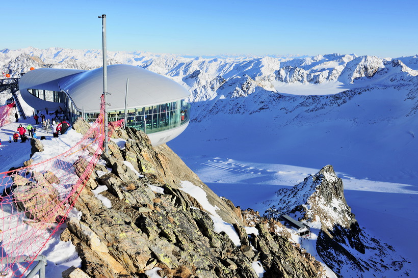 Wildspitzbahn mit Cafe 3.440 im Pitztal Tirol