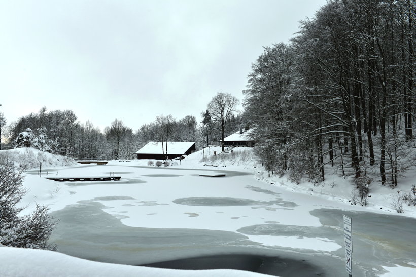 Winterzauber Wasserkuppe Rhön Ski- und Rodelarena und Paragliding.