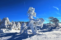 Winterzauber Wasserkuppe Rhön Ski- und Rodelarena und Paragliding.