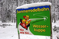 Winterzauber Wasserkuppe Rhön Ski- und Rodelarena und Paragliding.