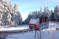 Winterzauber Wasserkuppe Rhön Ski- und Rodelarena und Paragliding.