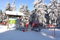 Winterzauber Wasserkuppe Rhön Ski- und Rodelarena und Paragliding.