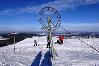 Winterzauber Wasserkuppe Rhön Ski- und Rodelarena und Paragliding.