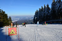 Winterzauber Wasserkuppe Rhön Ski- und Rodelarena und Paragliding.