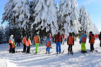 Winterzauber Wasserkuppe Rhön Ski- und Rodelarena und Paragliding.
