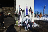 Winterzauber Wasserkuppe Rhön Ski- und Rodelarena und Paragliding.