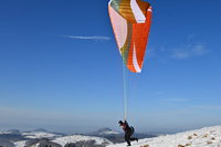 Winterzauber Wasserkuppe Rhön Ski- und Rodelarena und Paragliding.