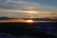 Winterzauber Wasserkuppe Rhön Ski- und Rodelarena und Paragliding.